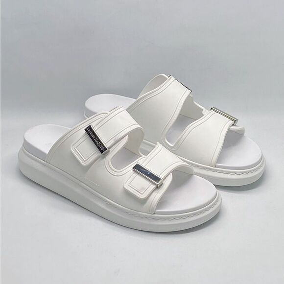 Alexander McQueen Two-Band Rubber Slides size 40 - Picture 7 of 16